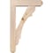 Ekena Millwork Olympic Craftsman Smooth Bracket w/ Offset Brace, Douglas Fir, 5 1/2"W x 20"D x 32"H BKT0604X20X32OLY04SDF - alternate 4